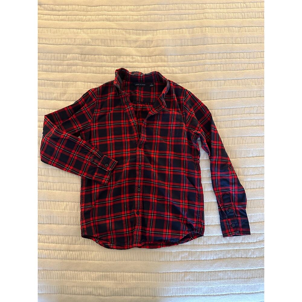 Janie and Jack 10 Flannel Button Up